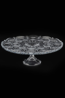 Тарелка для торта на ножке Crystalite Bohemia