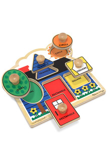 Пазл "Первые фигуры" Melissa &amp; Doug