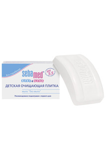 Детская очищающая плитка Sebamed