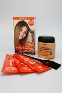 Кератиновое выпрямление волос Kativa