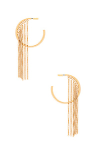 Hoop chain earrings - Ettika