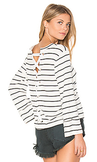 Dune stripe lace up back top - Splendid