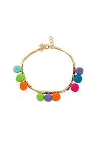 Savanna pom pom bracelet - Rebecca Minkoff