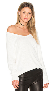 Marled knit v neck sweatshirt - Bobi