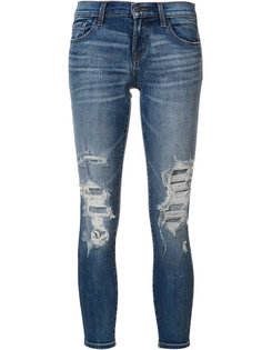 джинсы с потертой отделкой J Brand