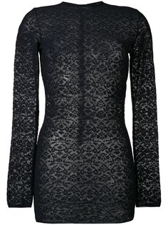 lace crew neck jumper Stella McCartney