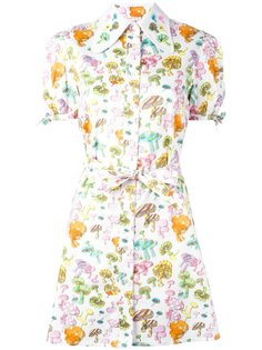 платье-рубашка с принтом грибов Olympia Le-Tan