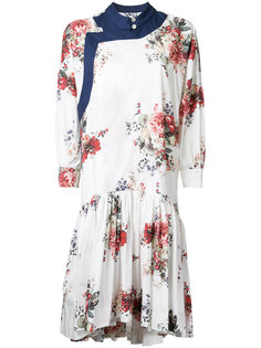 floral print gathered dress Antonio Marras