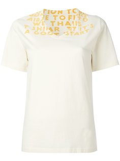 футболка с V-образным вырезом  Maison Margiela