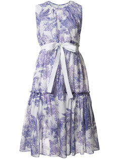 printed flared dress Rochas