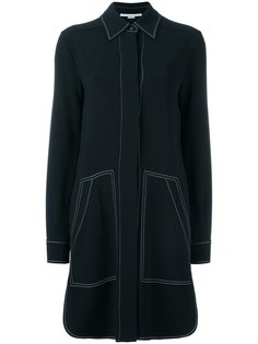 платье-рубашка с простроченной отделкой Stella McCartney