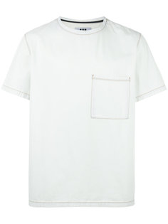 джинсовая футболка MSGM