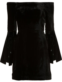 velvet mini dress C/Meo