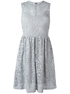 расклешенное кружевное платье Red Valentino