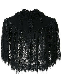 cropped lace jacket  Co