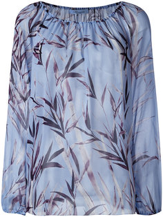 блузка с цветочным принтом  Blumarine