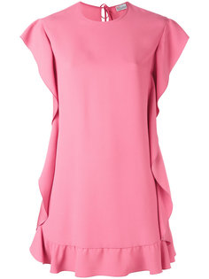 платье с рюшами Red Valentino