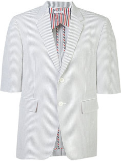 shortsleeved pinstripe blazer Thom Browne
