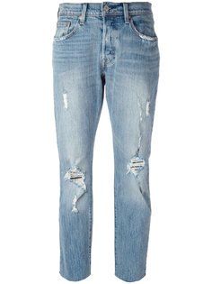 укороченные джинсы с потертой отделкой Levis Levis®