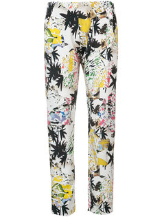 abstract print tapered trousers Zero + Maria Cornejo