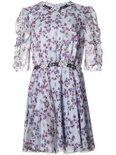 floral print flared dress Giamba