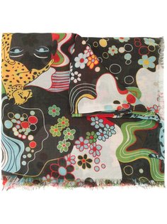 шарф с абстрактным принтом Mary Katrantzou