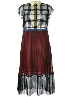 платье с панельным дизайном  Marco De Vincenzo