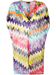 пляжное платье с узором зигзаг Missoni