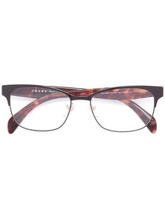 оптические очки в квадратной оправе  Prada Eyewear
