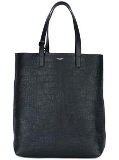 сумка-тоут с эффектом крокодиловой кожи Saint Laurent
