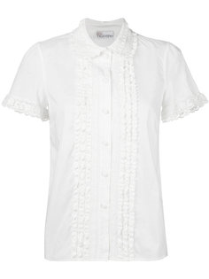 рубашка с кружевной отделкой Red Valentino