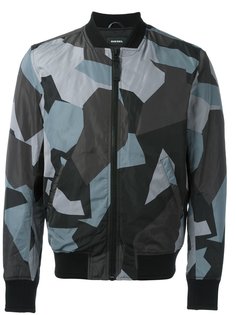 куртка бомбер с геометрическим узором Diesel