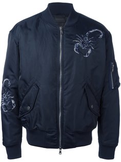 куртка бомбер с вышивкой Diesel Black Gold