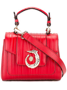 сумка через плечо с фирменной бляшкой Trussardi