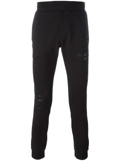 спортивные брюки с тональным принтом Diesel Black Gold