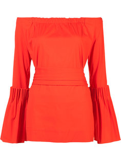 off shoulder blouse  Oscar de la Renta