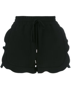шорты на завязках с оборками по бокам Carven