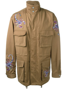 куртка с вышивкой в стиле милитари Diesel Black Gold