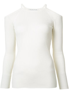 cut-out ribbed jumper  Trina Turk