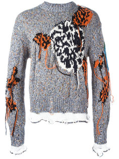 джемпер с потертой отделкой MSGM