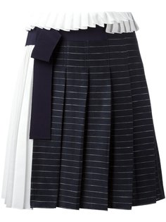 плиссированная юбка в полоску Victoria Victoria Beckham