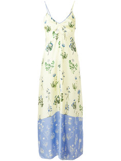 длинное платье на бретельках Dondup