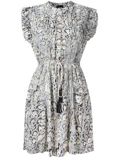 плиссированное платье  с животным принтом Just Cavalli
