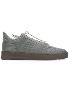 фактурные кеды на шнуровке Filling Pieces