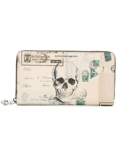 континентальный кошелек Letters From India Alexander McQueen