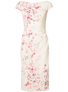 floral print dress Monique Lhuillier