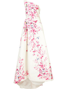 floral print ball gown  Monique Lhuillier