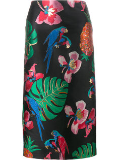 Tropical Dream jacquard skirt Valentino