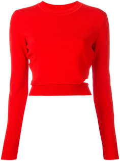 cropped sweatshirt Mugler