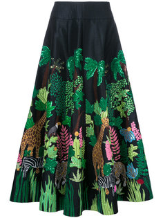 длинная юбка Safari Manish Arora